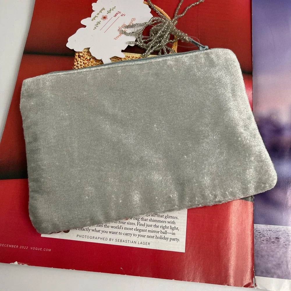 - Glitter Cosmetic Pouch 5x7”